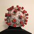 34*32cm Corona Virus Mask Scary Props Halloween Horror Ghost Helmet Latex Mask Halloween Masks